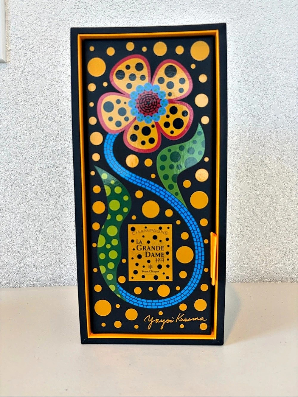 Veuve Clicquot La Grande Dame Yayoi Kusama Limited Edition 2012 Empty Gift Box